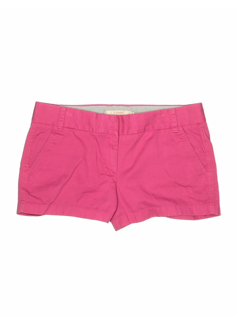 J. Crew Hot Pink Cotton Bermuda Shorts
